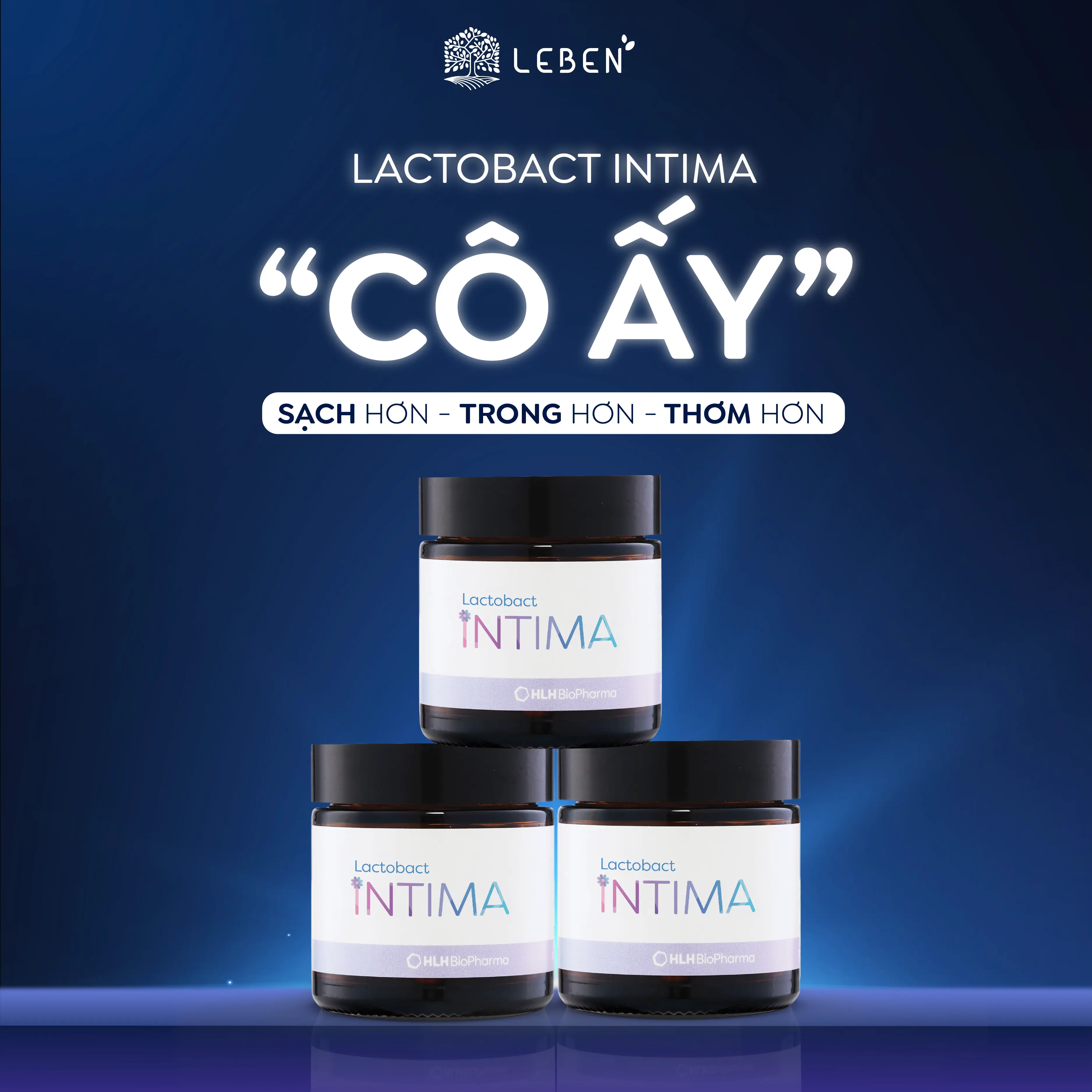 Combo 3 Hộp Men vi sinh phụ khoa Lactobact Intima bổ sung lợi khuẩn, Cranberry, D-Mannose từ Đức